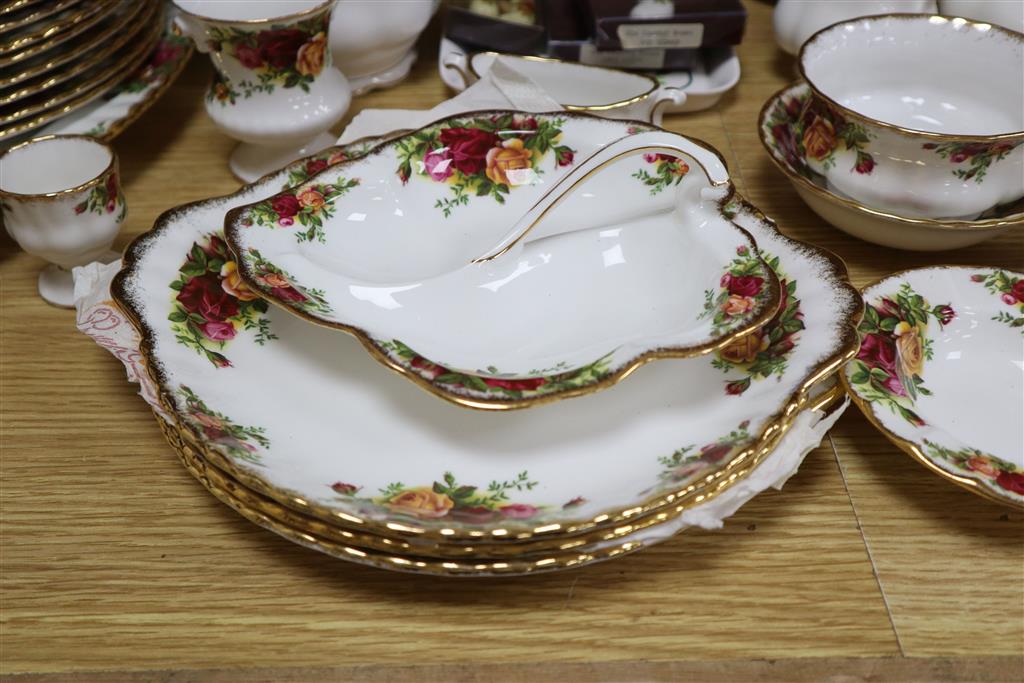 A Royal Albert Old Country Roses table ware